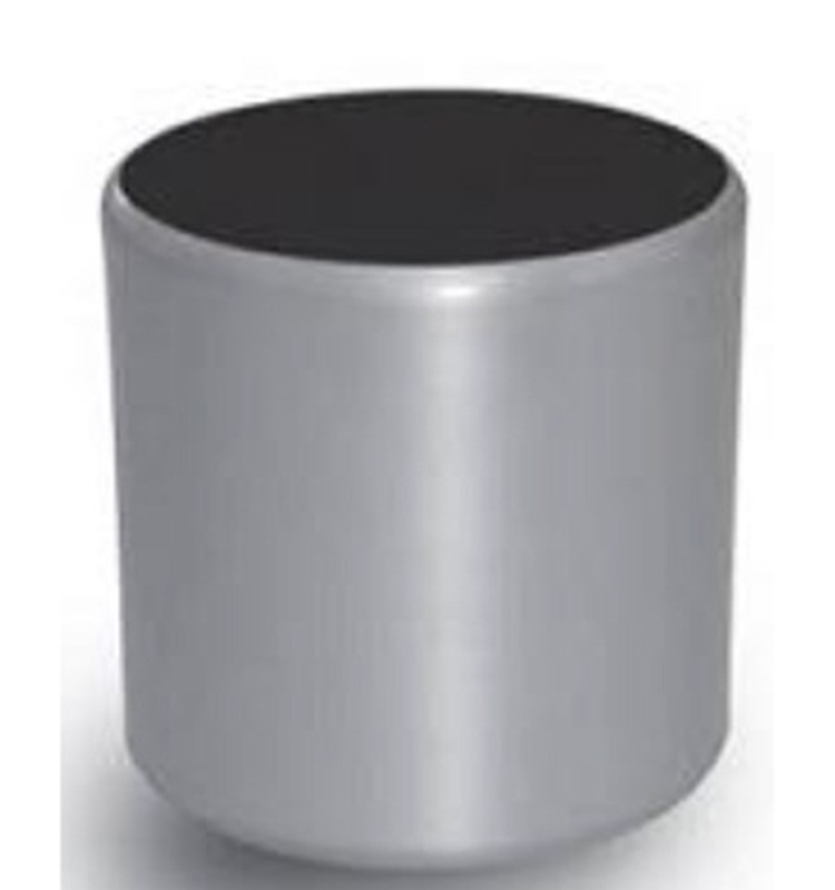 Round Planter Chrome 40 cm