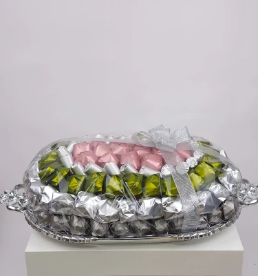 Silver Deluxe  Chocolate Tray  105